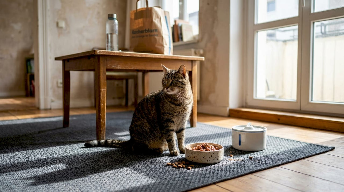 Unsere Katze freut sich über ihr hochwertiges und ausgewogenes Nassfutter.