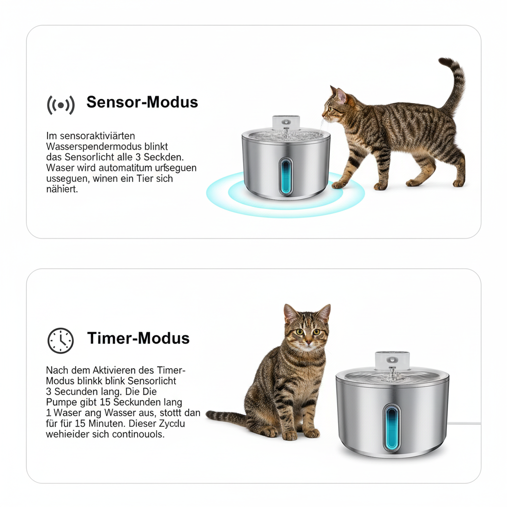 Sensor Timer Modus nouveau produit